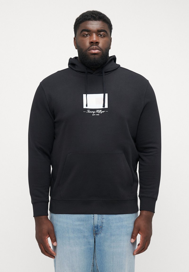 Tommy Hilfiger ITHACA FLAG HOODIE - Sudadera - black