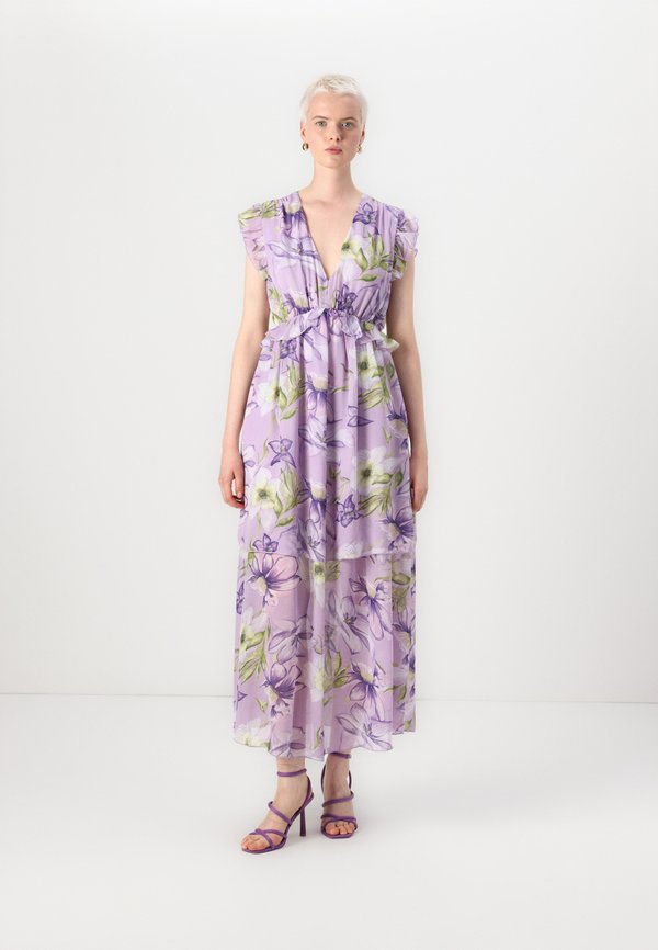VIALICE FRILL ANKLE DRESS - Maxi dress - violet