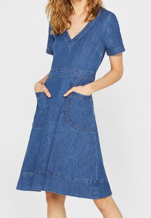 Vestido vaquero - stone blue denim