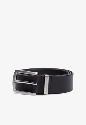 Tommy Hilfiger, DENTON SQUARE BUCKLE LEATHER BELT - Колан - black