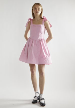 CORSET - Day dress - candy pink
