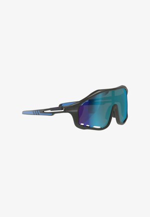 BEZLIT, SPORT SONNEN BRILLEN BIKER DAMEN HERREN VISIR SHIELD DESIGN 30695 UNISEX - Sunglasses - black blue