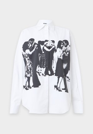 MOSCHINO, CAMICIA - Риза с копчета - white