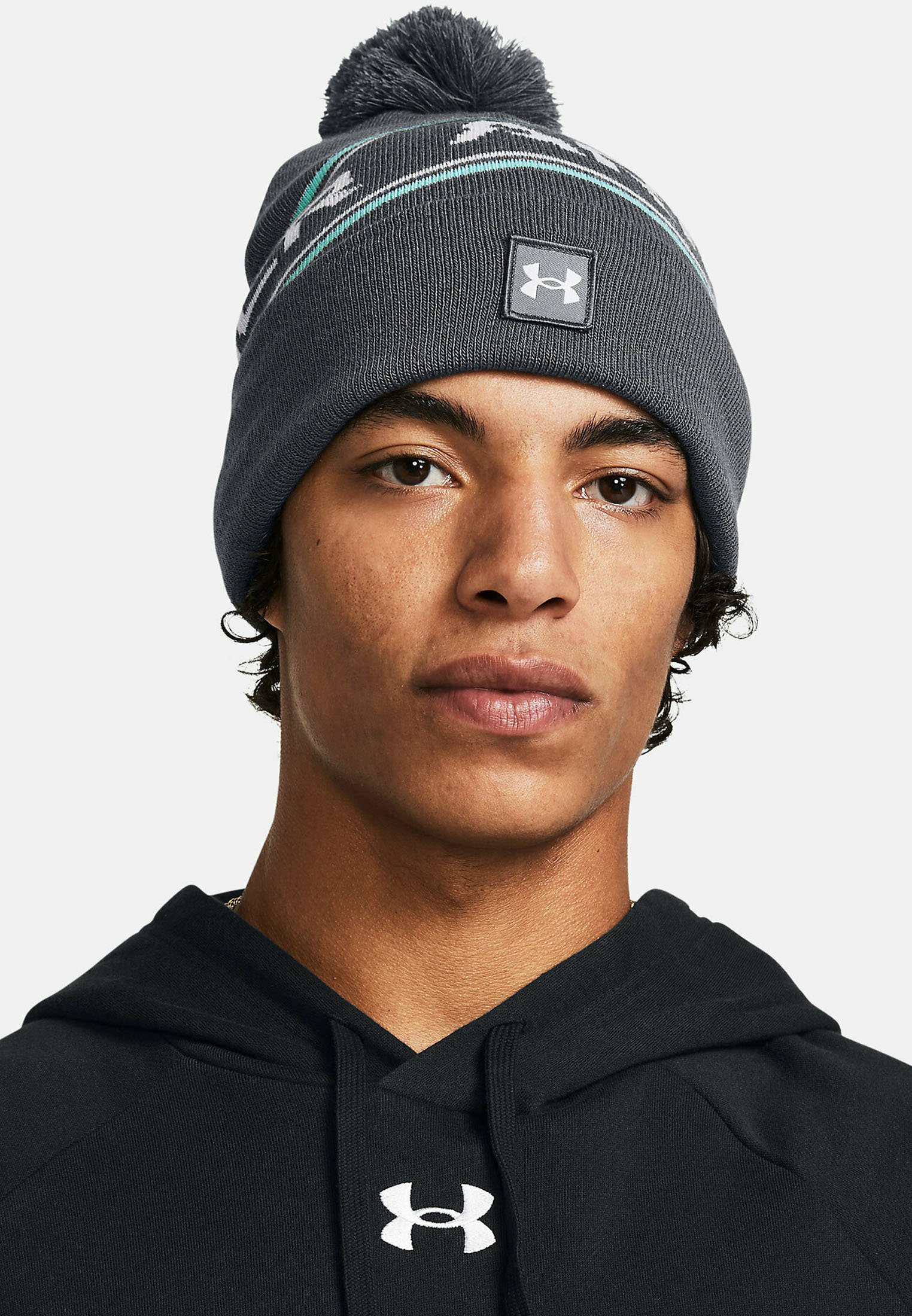 under armour beanie grey