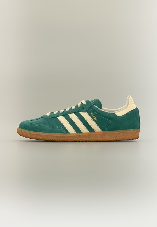 SAMBA OG UNISEX - Pantofi sport - collegiate green/warm vanilla
