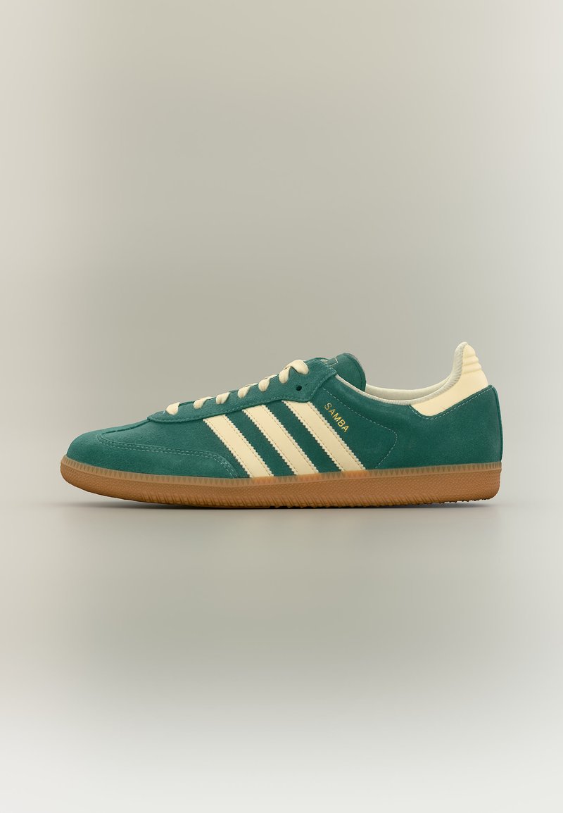 adidas Originals SAMBA OG collegiate green/warm vanilla/green