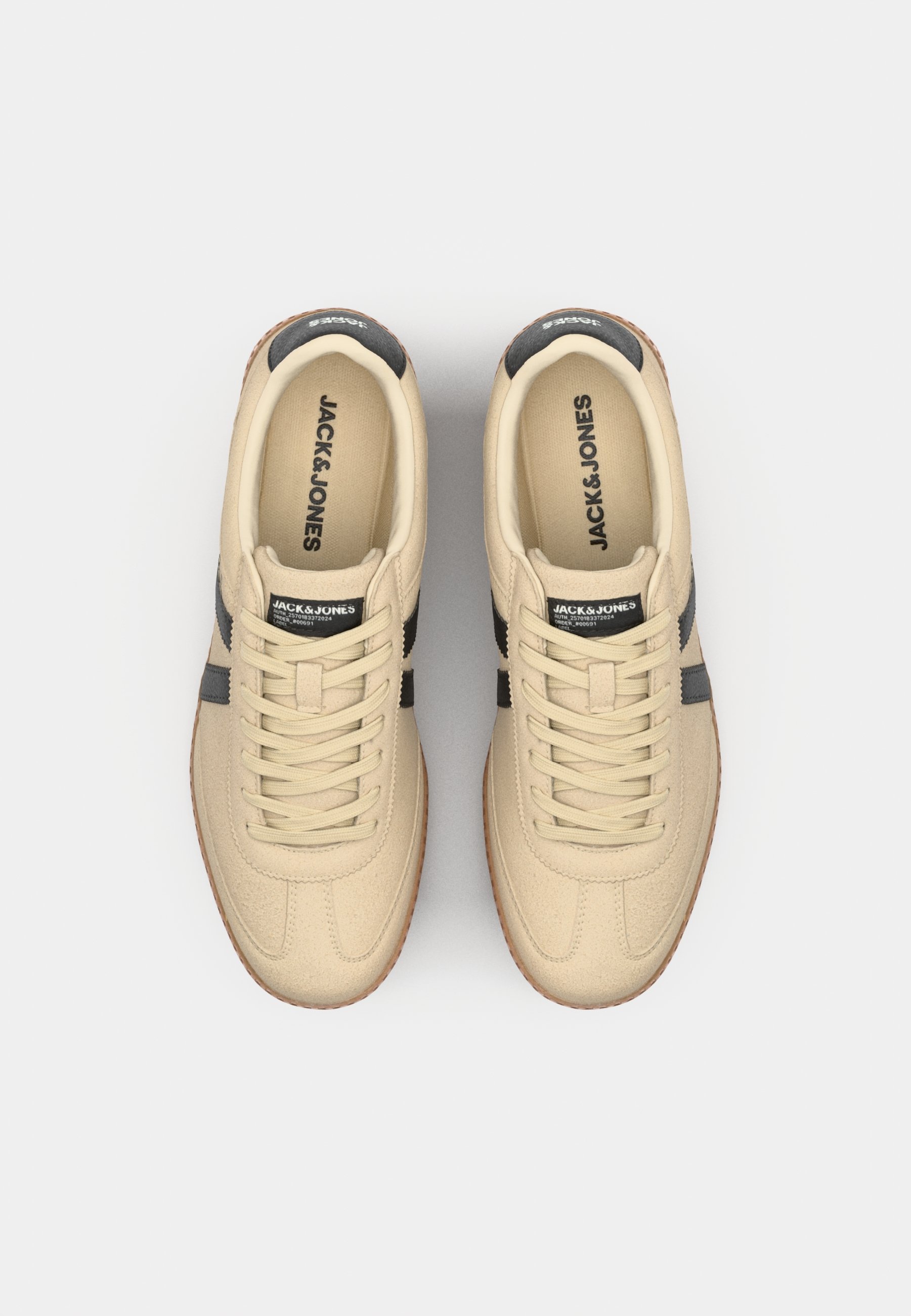 Jack & Jones JFWKIRK - Trainers - plaza taupe/anthracite/taupe