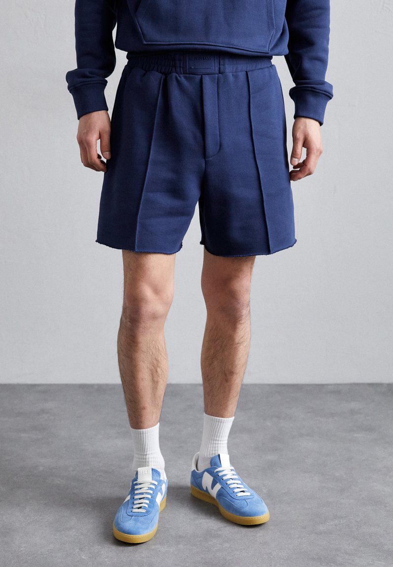 Helmut Lang EMBOSSED - Calções - indigo