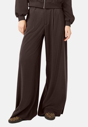 s.Oliver, HOSE - Stoffhose - braun