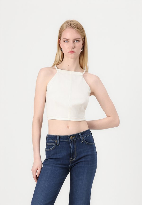 BACKLESS HALTER  - Top - ecru2