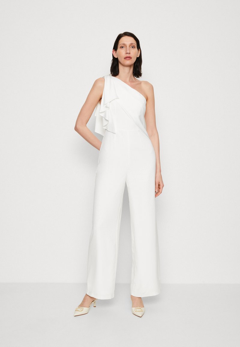 Adrianna Papell Jumpsuit ivory/hvit Zalando.no