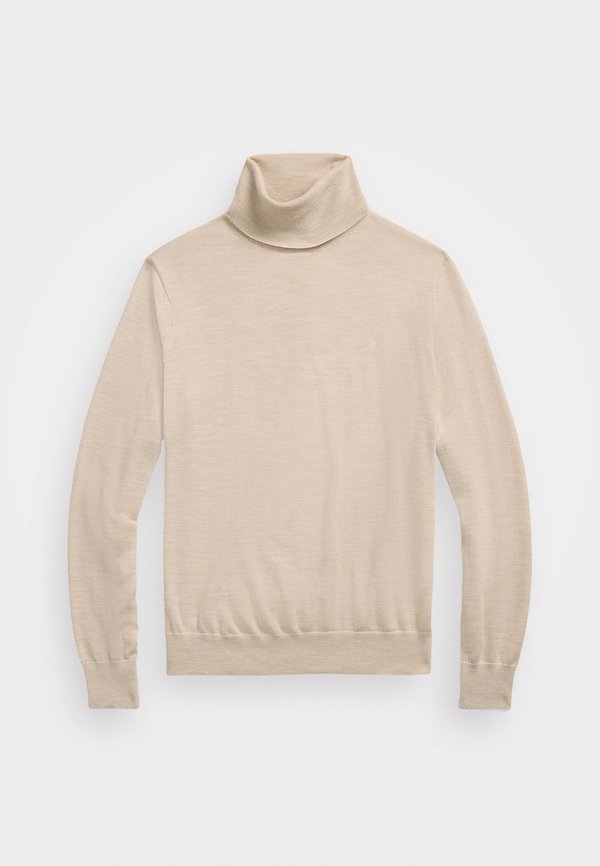 WOOL TURTLENECK SWEATER - Jumper - almond heather2