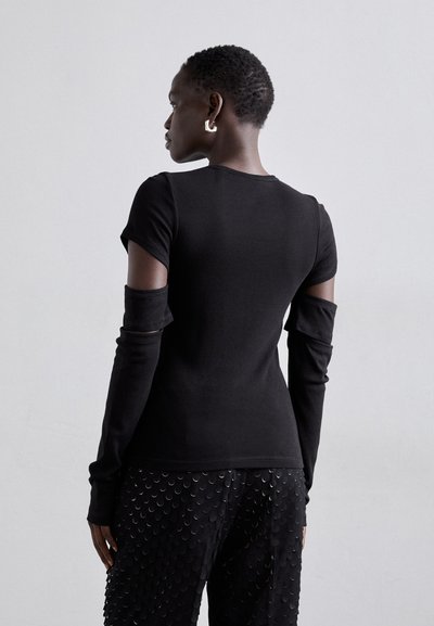 Helmut Lang SLASH - Topper langermet - black