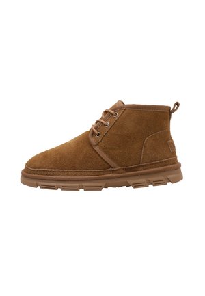 Botines con cordones - camel