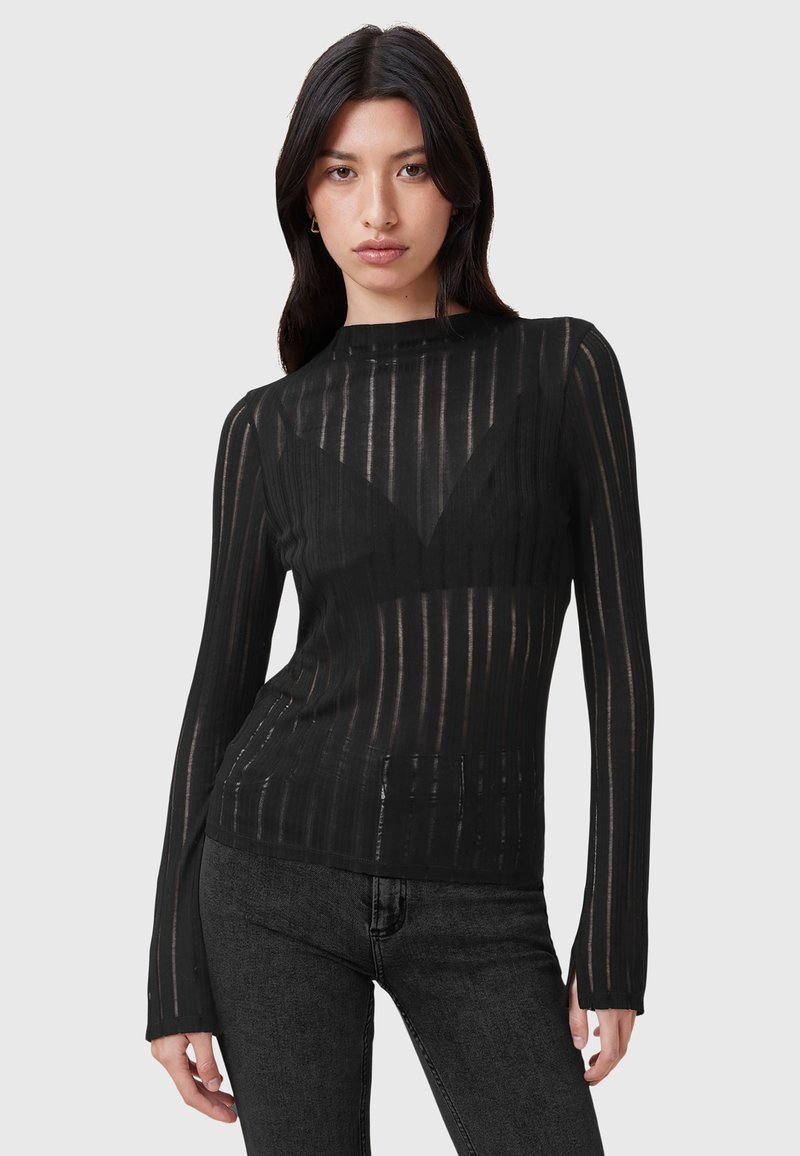 AllSaints AKI LS - Langarmshirt - black