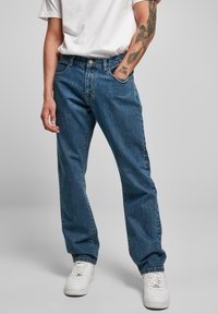 Urban Classics - STRAIGHT LEG  - Jean droit - mid indigo washed Image miniature 1