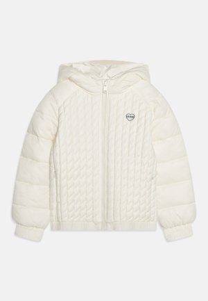Guess, JUNIOR GIRL HOODED - Vinterjakker - cream white