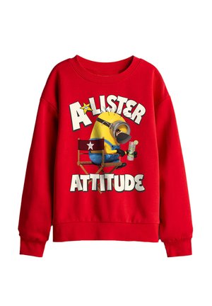 Universal Studios, MINIONS AND MONSTERS A LISTER ATTITUDE UNISEX - Sweatshirt - red
