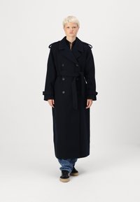 VILA VISOFIE HEAVY MAXI  - Šineļveida mētelis - navy