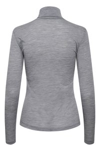 Gestuz NINIA ROLLNECK - Strikkegenser - grey