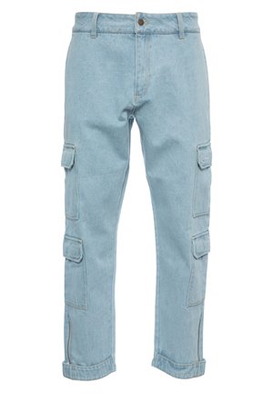 Karl Kani KK SMALL SIGNATURE - Jeans a sigaretta - bleached blue