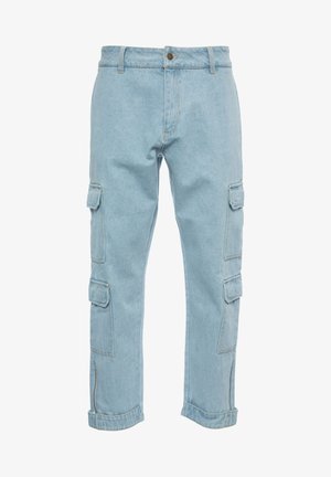Karl Kani KK SMALL SIGNATURE - Jeans Straight Leg - bleached blue