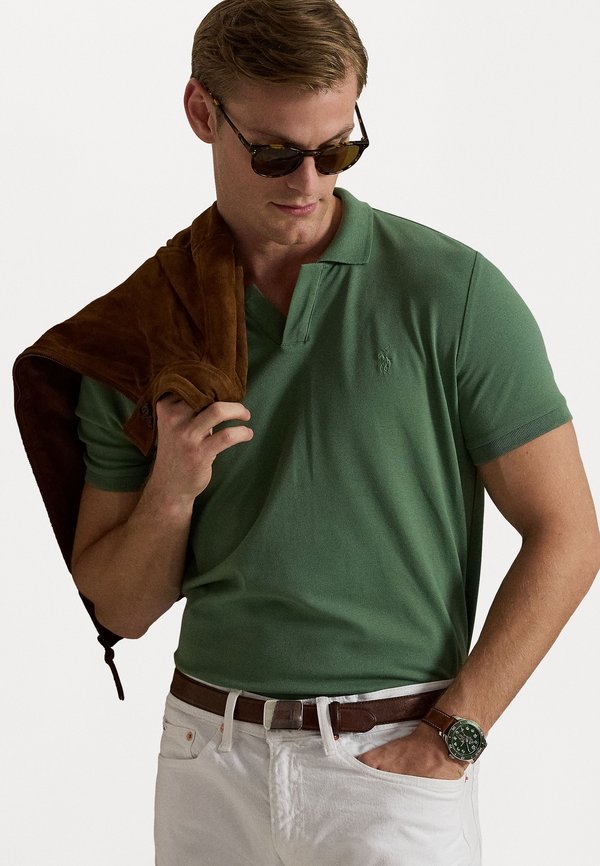 CUSTOM SLIM FIT STRETCH - Polo shirt - fatigue4