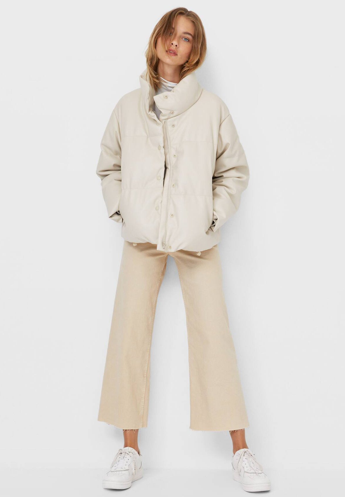 puffer jacket stradivarius