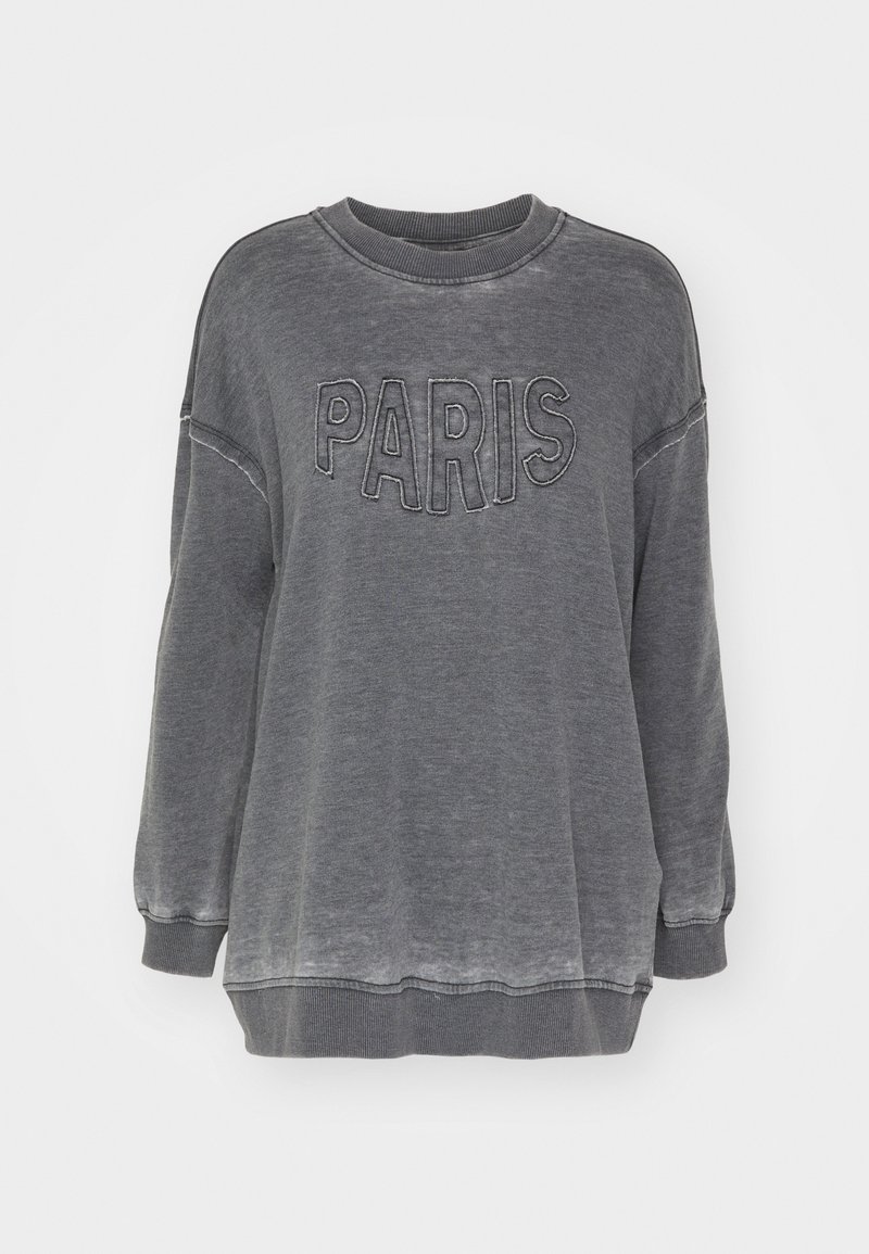 ONLY ONLLORI O NECK Sweatshirt black/gris ZALANDO.BE