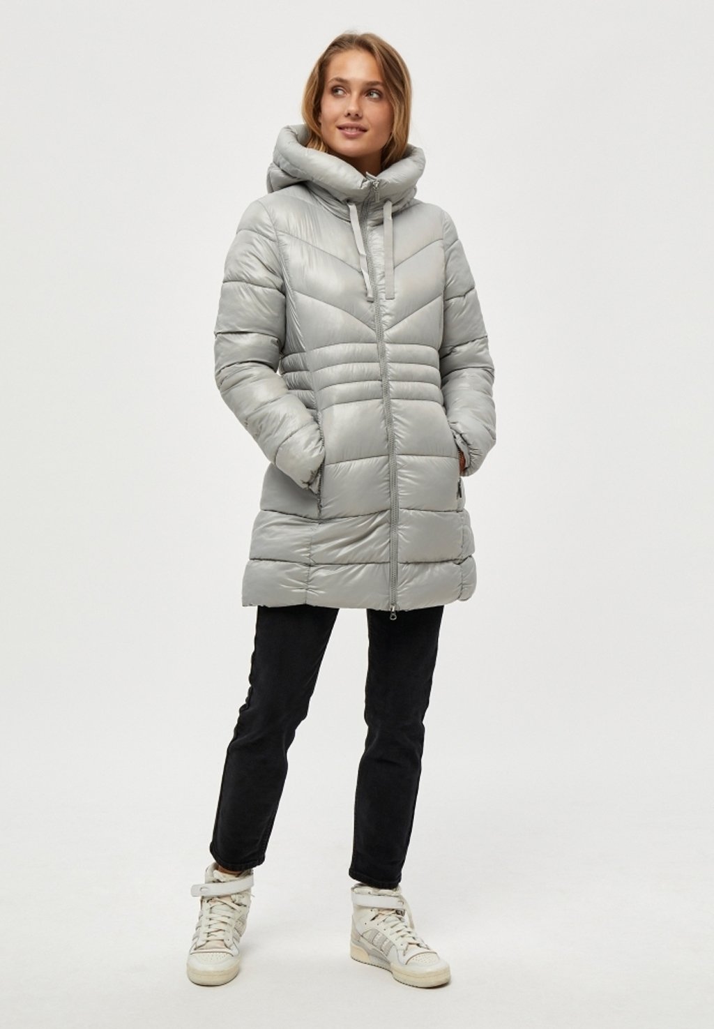 Desires Abrigo de invierno - alloy grey/gris claro - Zalando.es