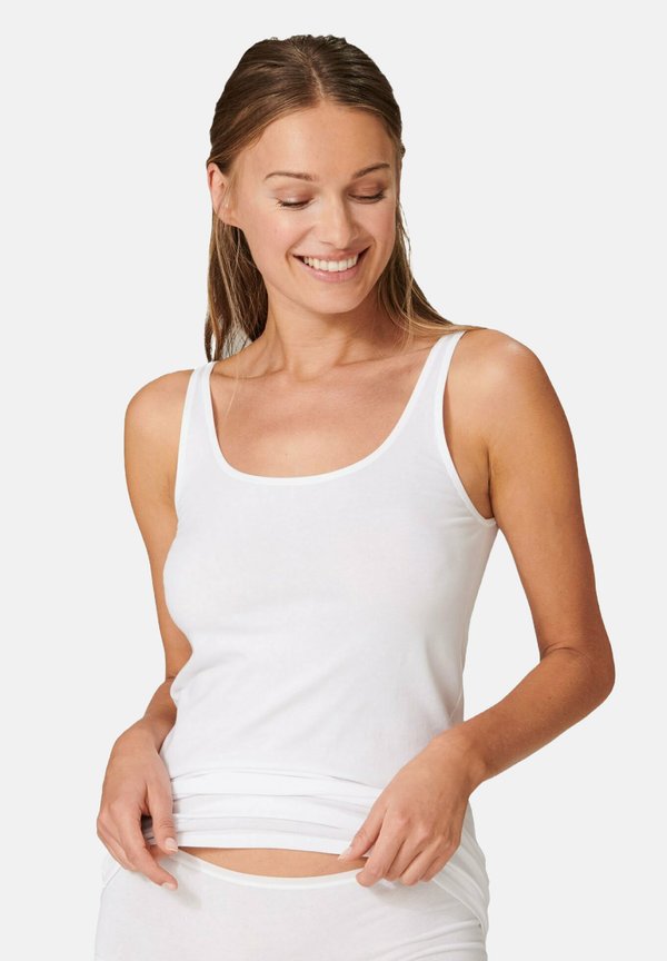 TRÄGER  4ER PACK - SINGLE SERIE  UNI - Undershirt - schwarz weiß2