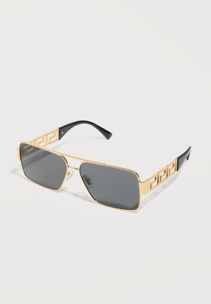 UNISEX - Lunettes de soleil - gold-coloured/dark grey