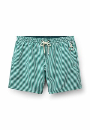 IUMAN Intimissimi, REVERSIBLE STRIPED - Badeshorts - green white