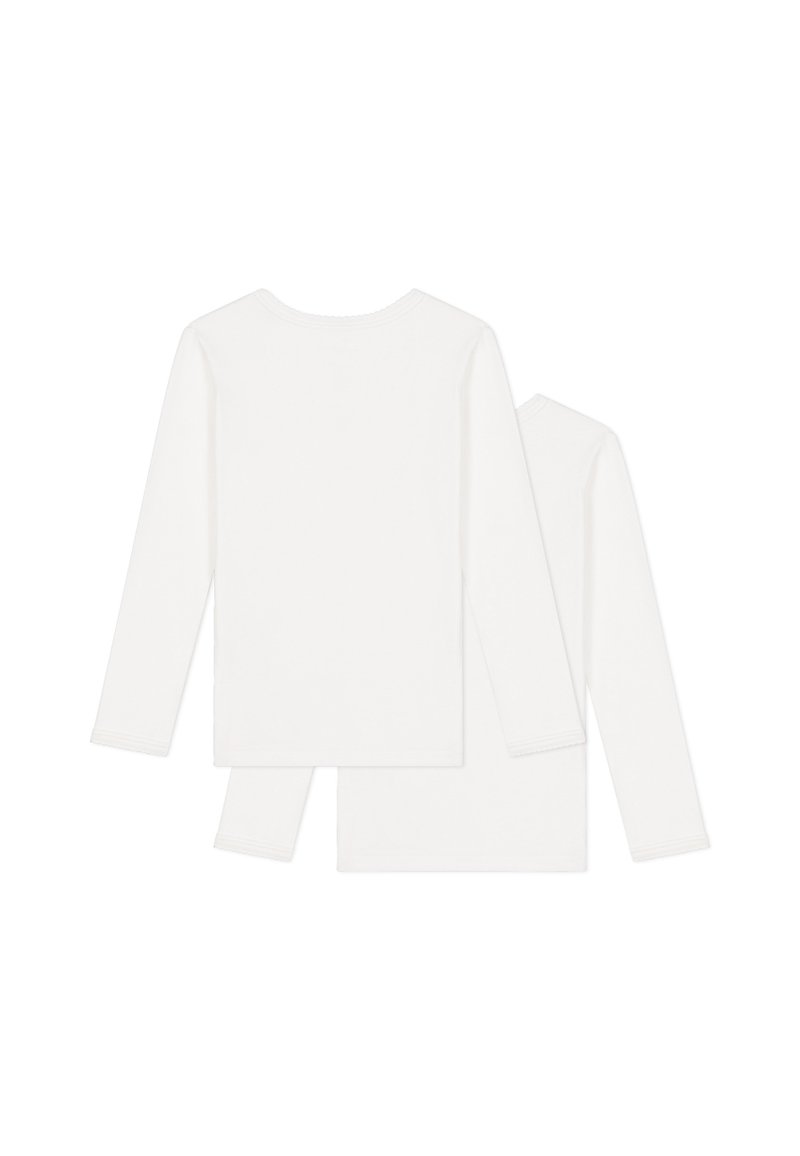 Sous-pull Petit Bateau 4 Ans (104 Cm) En Coton écru - Manches Longues, Col Roulé