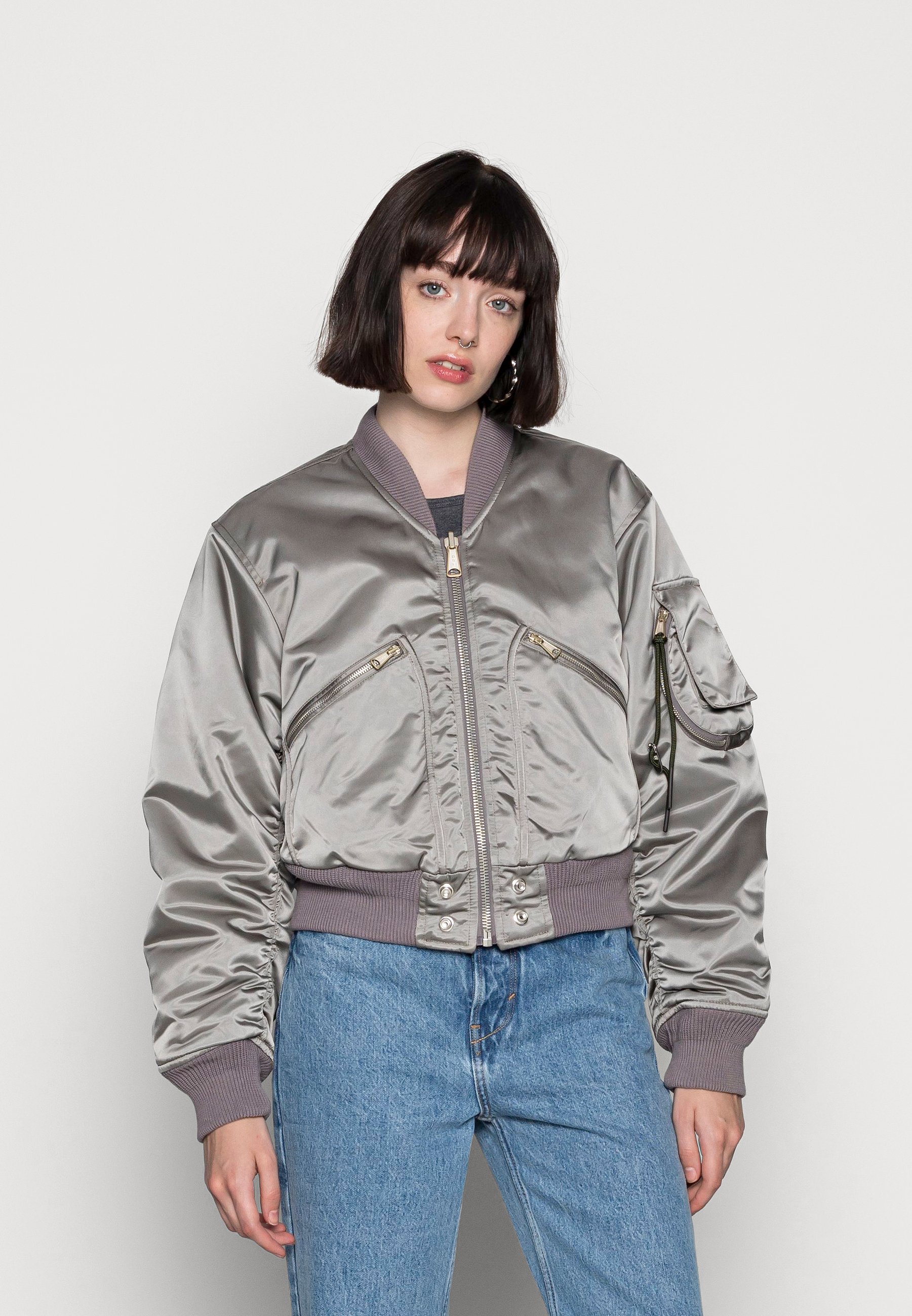 gray bomber