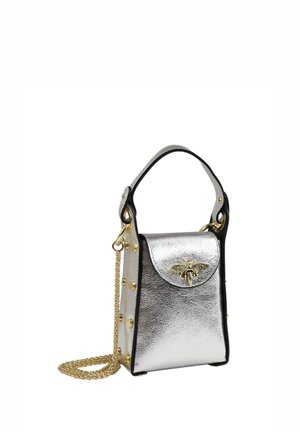 DrachenLeder TOSCANTO - Umhängetasche - silberfarben metallic