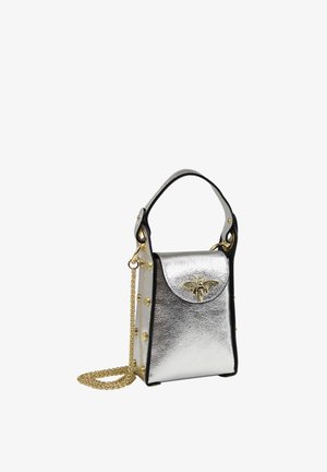 DrachenLeder TOSCANTO - Umhängetasche - silberfarben metallic