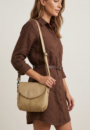 VENEZIA, CROSS BODY BAG - Umhängetasche - taupe