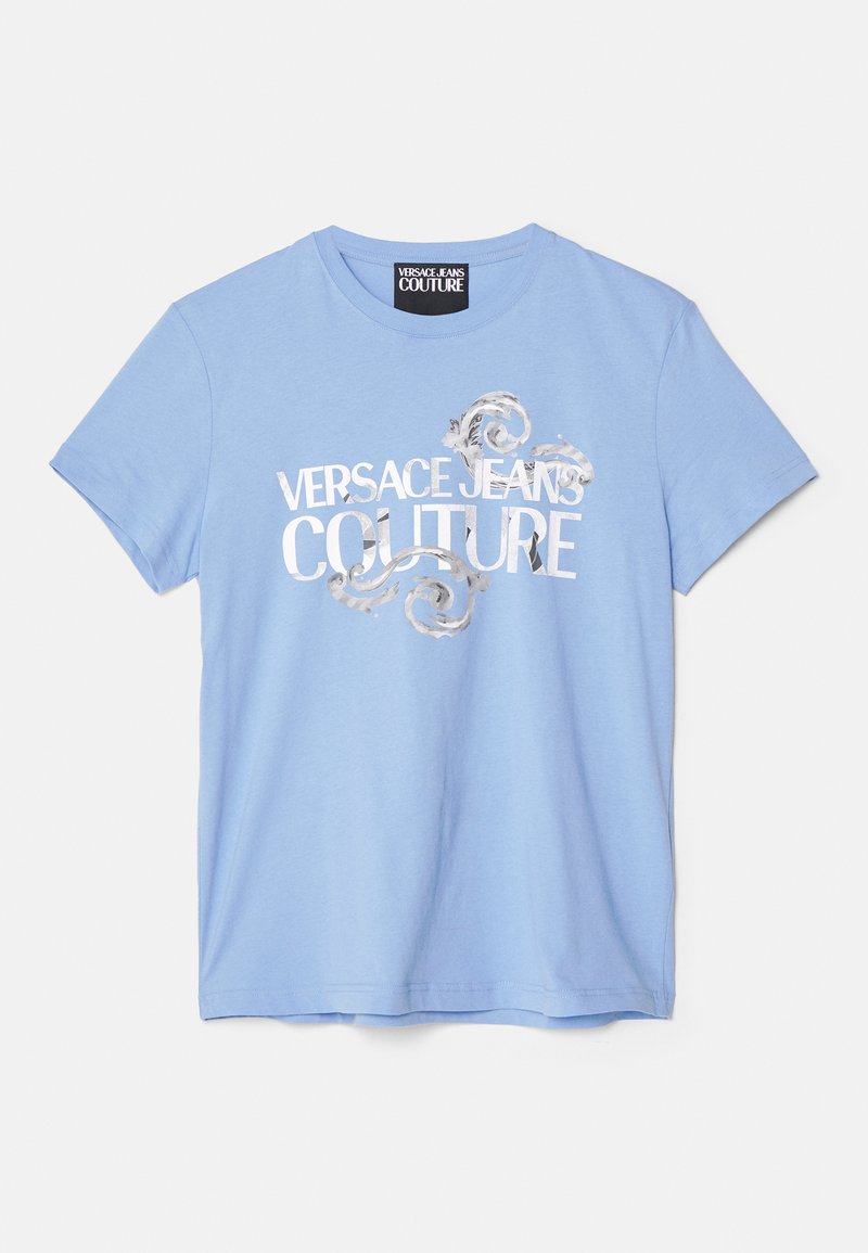 Versace Jeans Couture T-shirt print lichtblauw Versace Jeans Couture T-shirt print lichtblauw