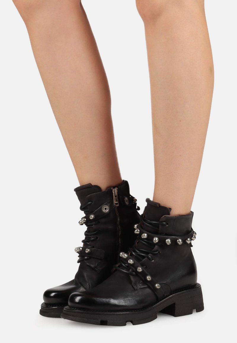 A.S.98 Schnürstiefelette - nero/schwarz - Zalando.at