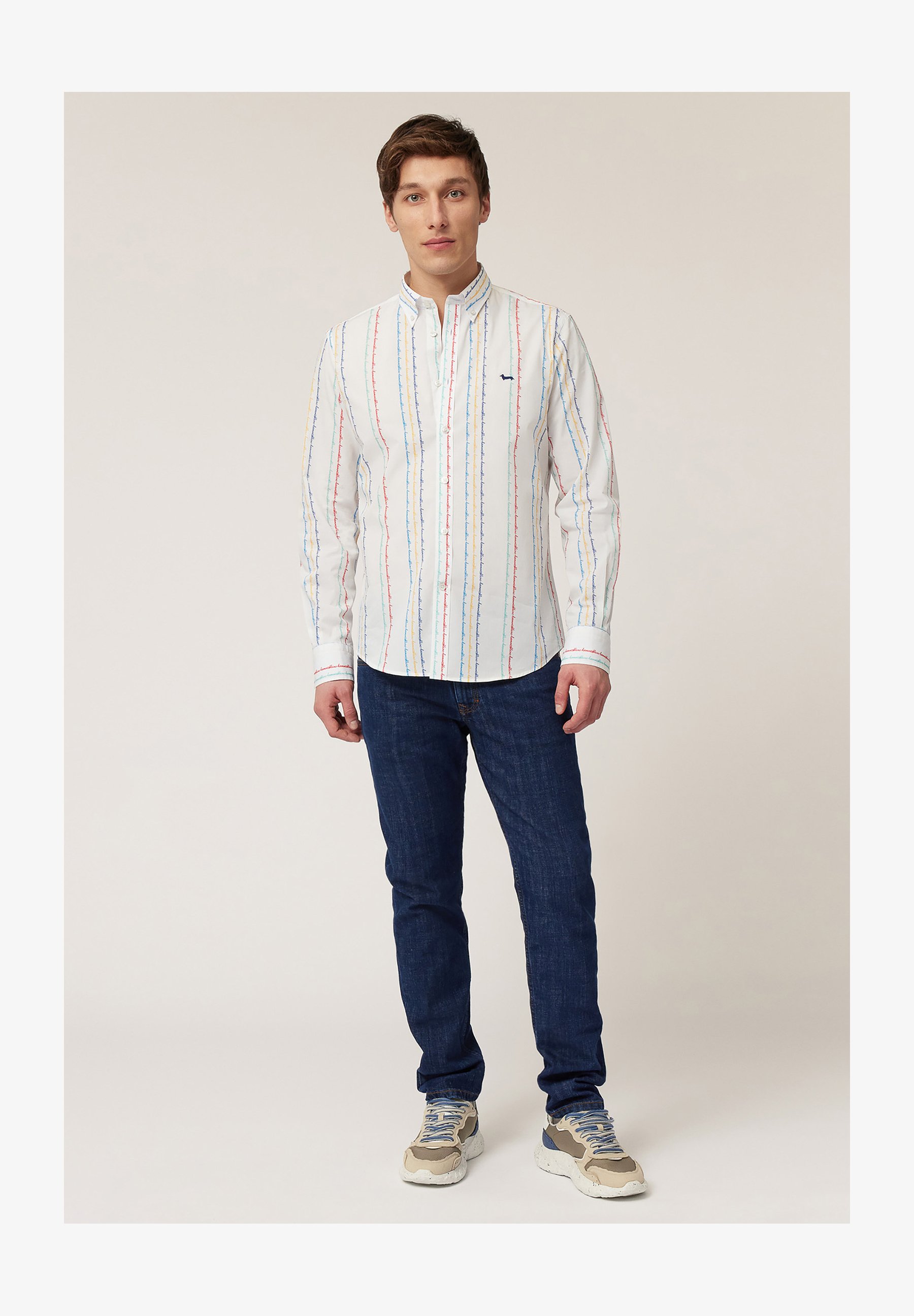 Camicia Uomo In Flanella A Quadri – Bianco Puro – Maniche Lunghe Con Taschino – Taglia S – Casual E Morbida