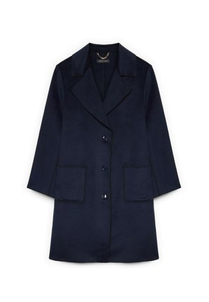 Fiorella Rubino, CAPPOTTO CON TASCHE A TOPPA - Klassischer Mantel - blu