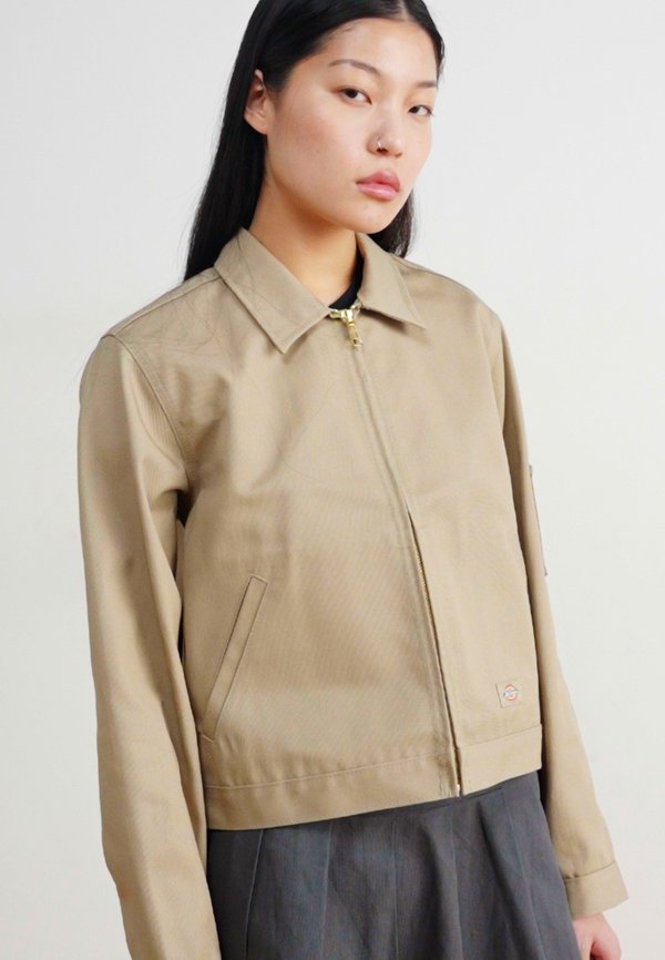 UNLINED CROPPED EISENHOWER JACKET - Summer jacket - khaki4