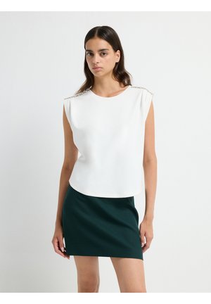 EMBELLISHED SHOULDER  - Bluse - navy blue