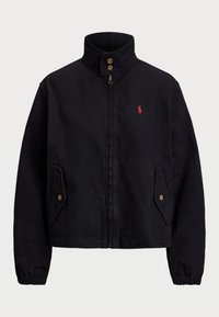 COTTON CANVAS JACKET - Summer jacket - black