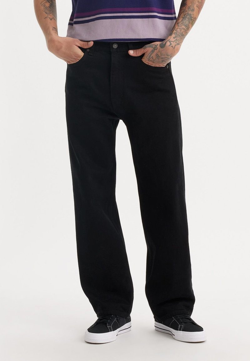 Levi's® Skateboarding SKATE BAGGY 5 POCKET - Vrećaste traperice - black grape