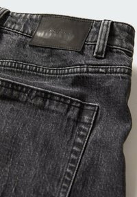 Mango Vaqueros rectos - black denim