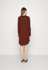 Repeat DRESS MERINO - Vestido de malha - terra