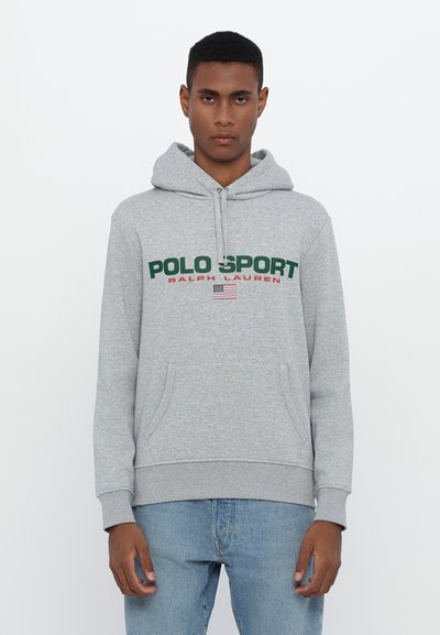 Polo Ralph Lauren POLO SPORT HOODIE UNISEX - Kapucnis pulóver - andover heather/forest green