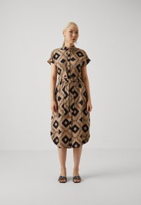 Object OBJBERRY LONG DRESS  - Marškininė suknelė - incense/black